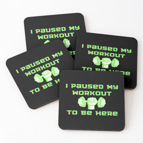 Item preview, I paused my workout to be here-funny gym designed and sold by Style  Avenue.