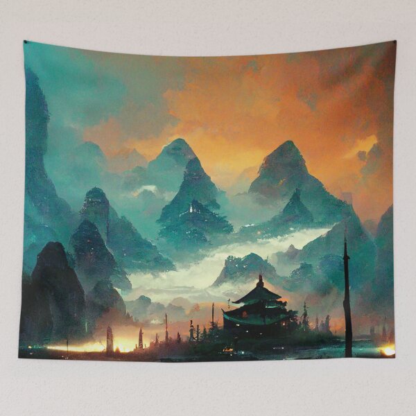 Item preview, Sun set over Japan  designed and sold by Sevastra33.