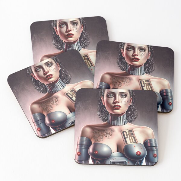 Item preview, Sci-fi Robot Woman designed and sold by mrlongfield.