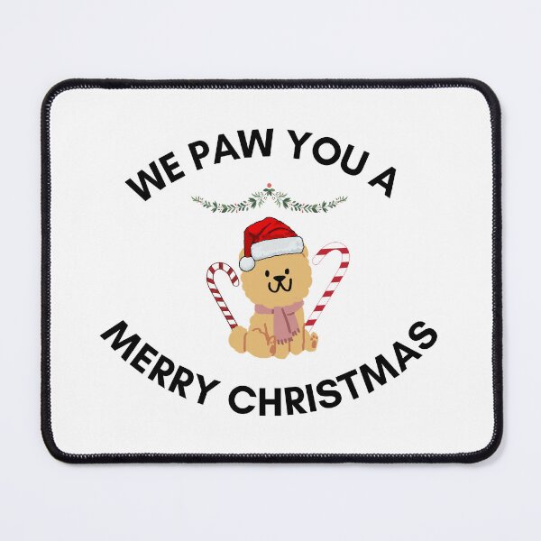 Item preview, puppy paw you a merry Christmas designed and sold by Love-of-Fashion.