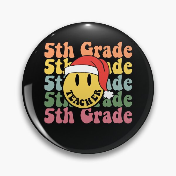 Item preview, Retro Christmas Teacher 5th Grade Santa Hat Back To School designed and sold by jasperjuan77.