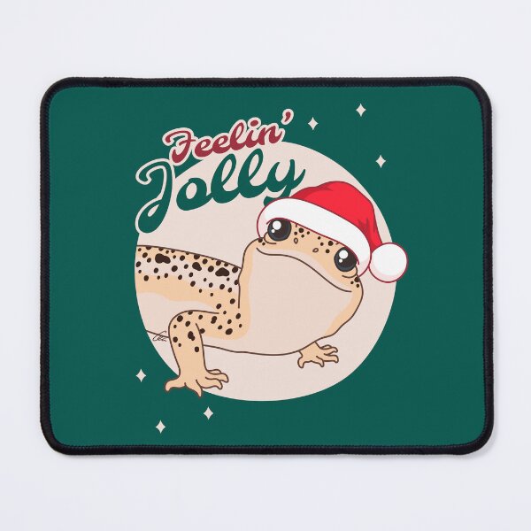 Item preview, Mack Snow Leopard Gecko, Christmas Edition! Feelin Jolly! Green B.G. designed and sold by anacecilia.