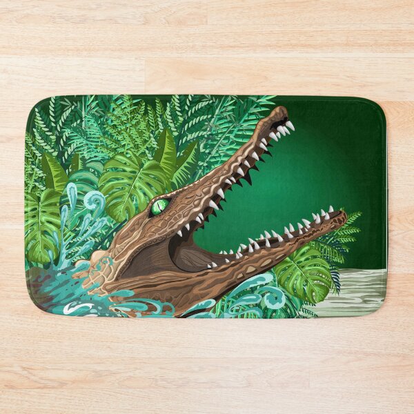 Item preview, Crocodile Alligator Attack in the swamp designed and sold by BluedarkArt.