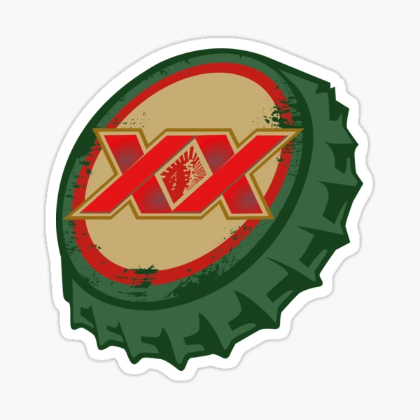 DOS EQUIS Sticker Decal – Mexican Beer Logo – Multiple Sizes For Bumper, Window, Wall