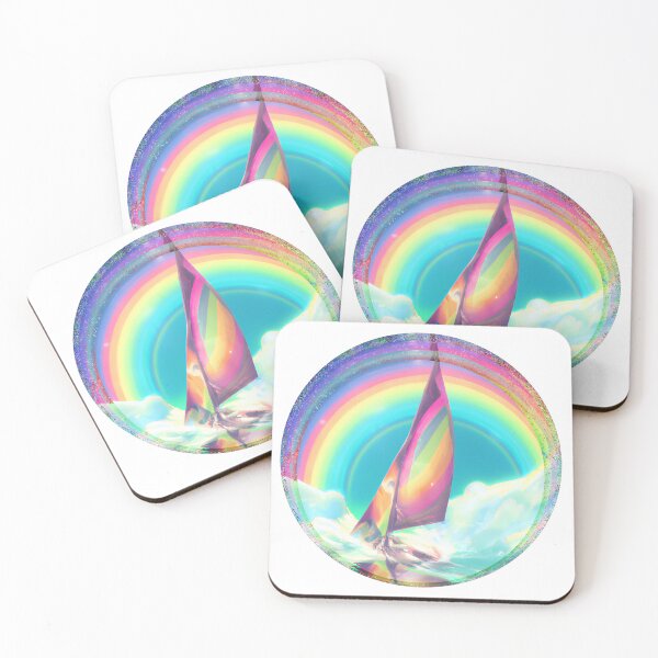 Item preview, Rainbow Drift, AI generated designed and sold by Le'Mon AI Design.