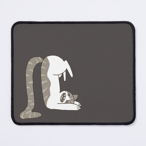 Item preview, upside down goofy tabby cat designed and sold by kaboodel.