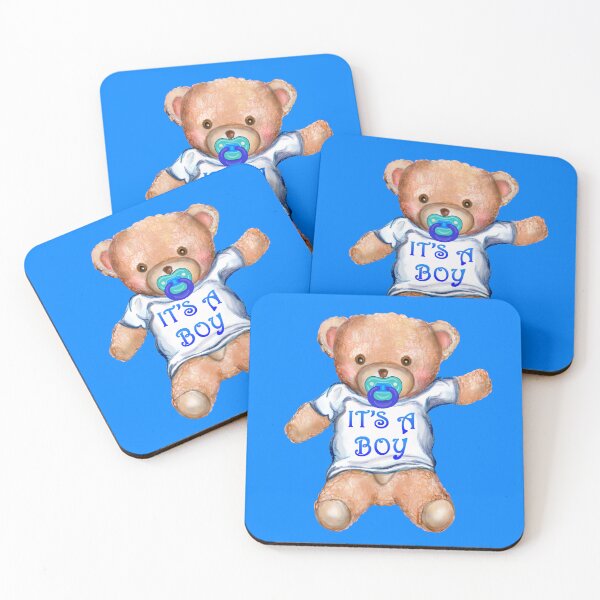 Item preview, It's A Boy Teddy Bear with Pacifier designed and sold by Deborah Camp.