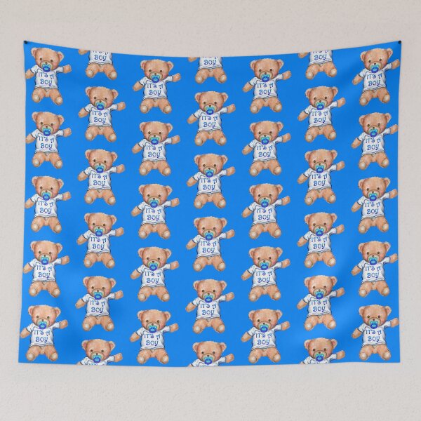 Item preview, It's A Boy Teddy Bear with Pacifier designed and sold by Deborah Camp.