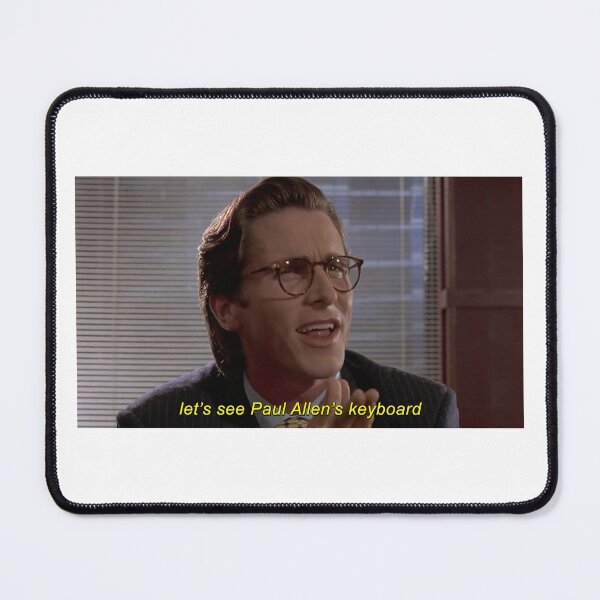 Item preview, Let's see Paul Allen's keyboard | American Psycho card scene designed and sold by CodingStore ★★★★★.