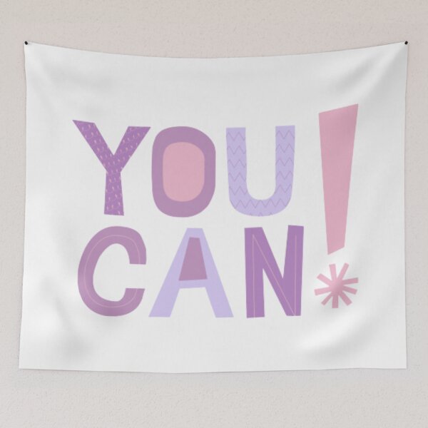 Item preview, You can do it, inspirational life quote  designed and sold by Sanaura.