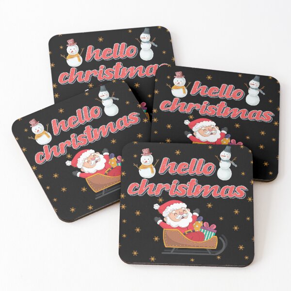 Item preview, hello christmas, vintage christmas, funny chrismas gift, santa claus designed and sold by adnane4off.