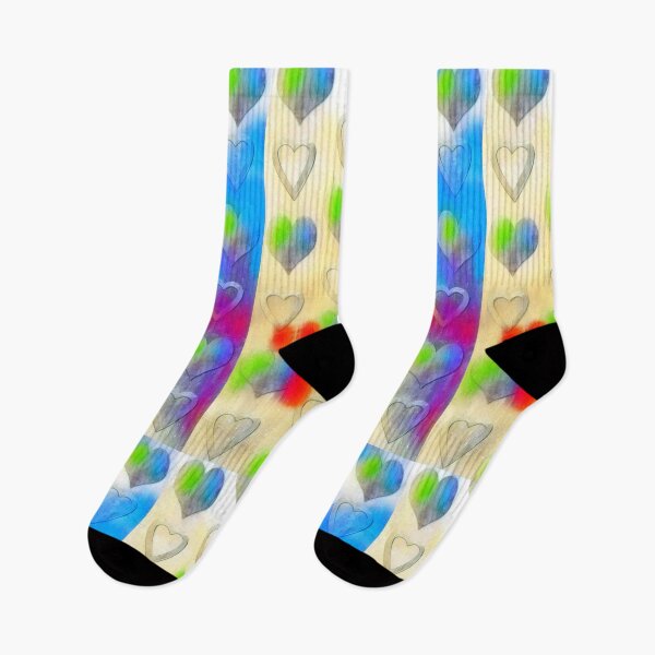 Item preview, Rainbow Heart designed and sold by LavishWithLove.
