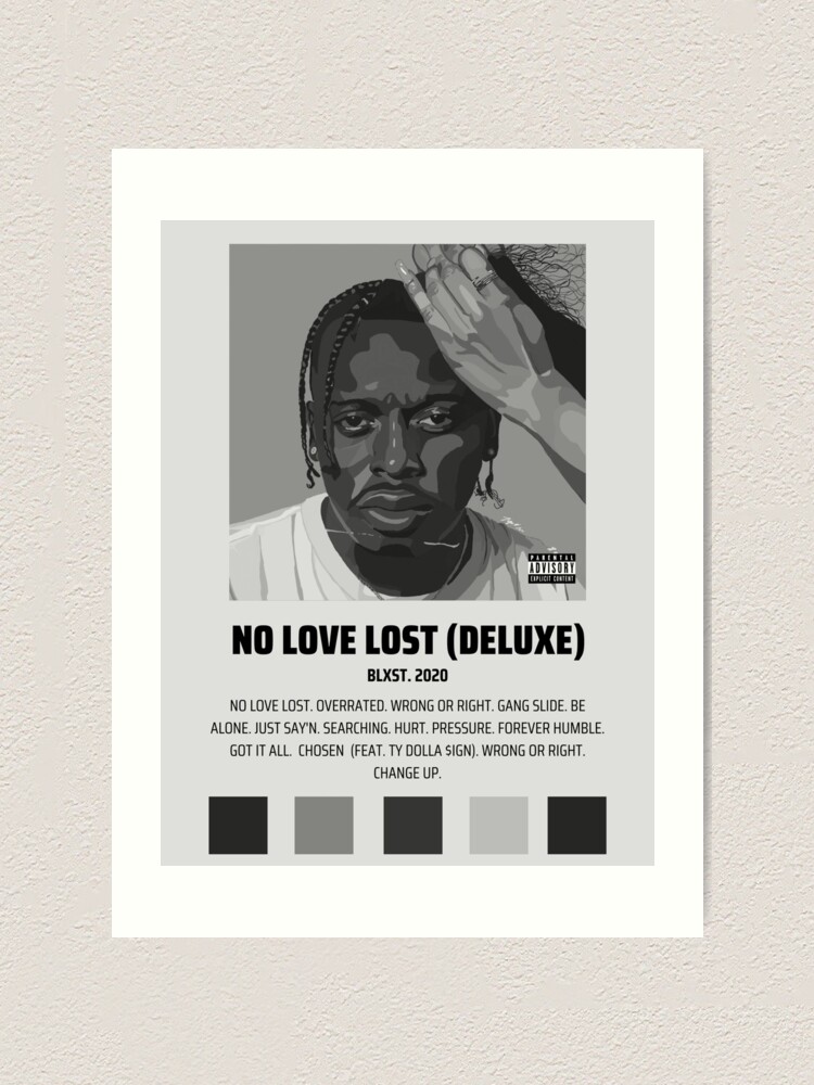 BLXST - No Love Lost (Deluxe) Album Poster