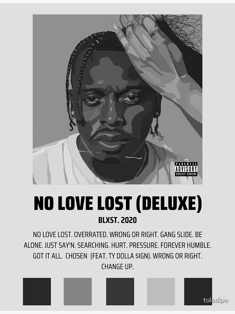 BLXST - No Love Lost (Deluxe) Album Poster