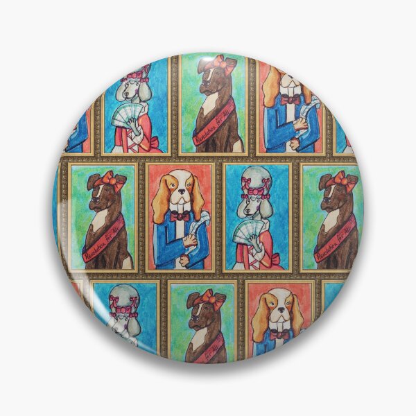 Item preview, Revolutionist Dogs Poodle Pitbull Spaniel designed and sold by DaughertyDraws.