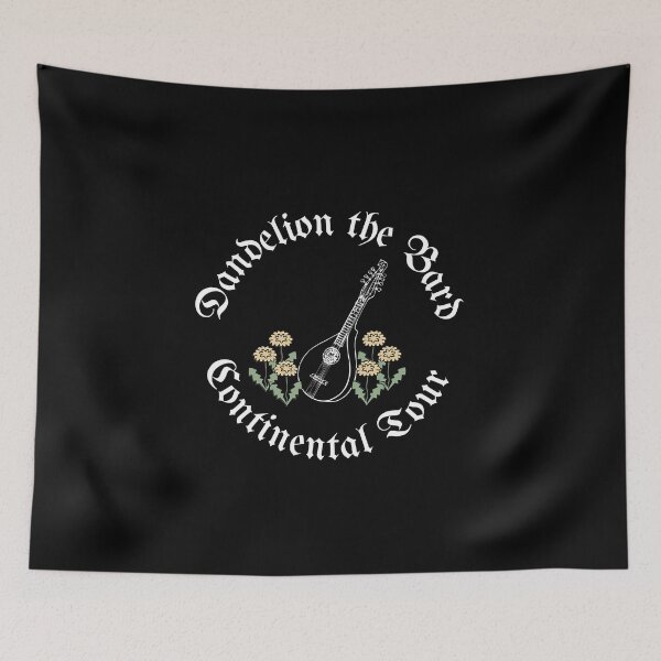 Item preview, Dandelion on Tour (The Witcher) designed and sold by Tomb & Tome.