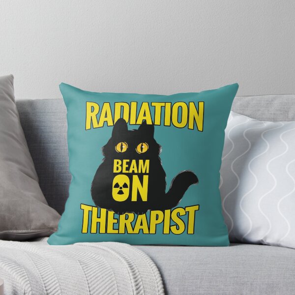 Item preview, Radiation Therapist Black Cat designed and sold by chillaxcats.