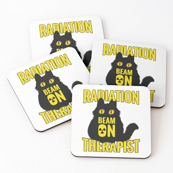Item preview, Radiation Therapist Black Cat designed and sold by chillaxcats.