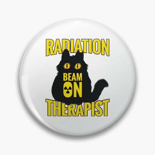 Item preview, Radiation Therapist Black Cat designed and sold by chillaxcats.