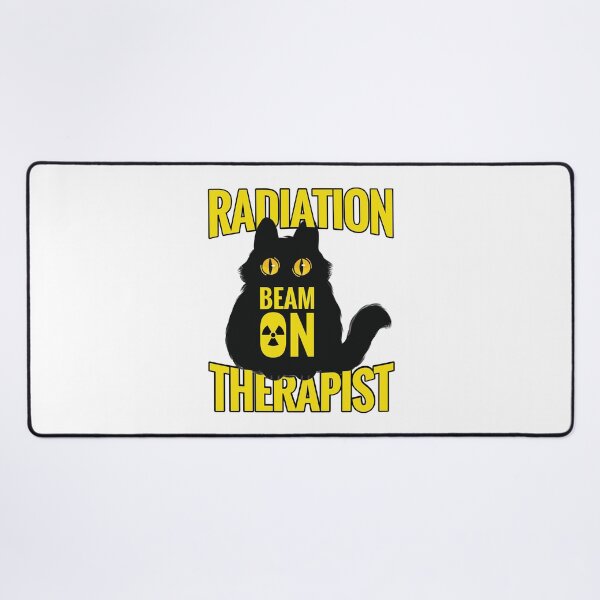 Item preview, Radiation Therapist Black Cat designed and sold by chillaxcats.