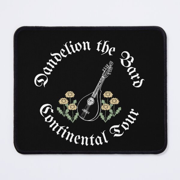 Item preview, Dandelion on Tour (The Witcher) designed and sold by Tomb & Tome.