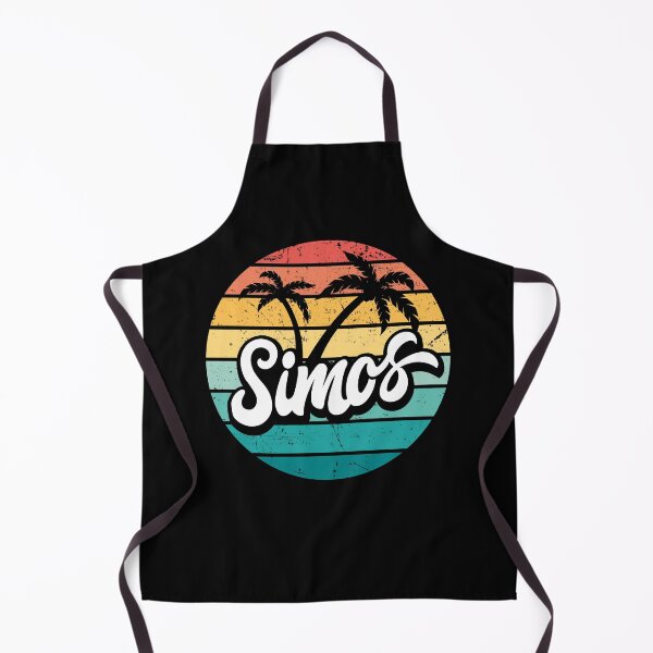 Item preview, Simos Beach, Greece retro sunset designed and sold by Pau Baz.