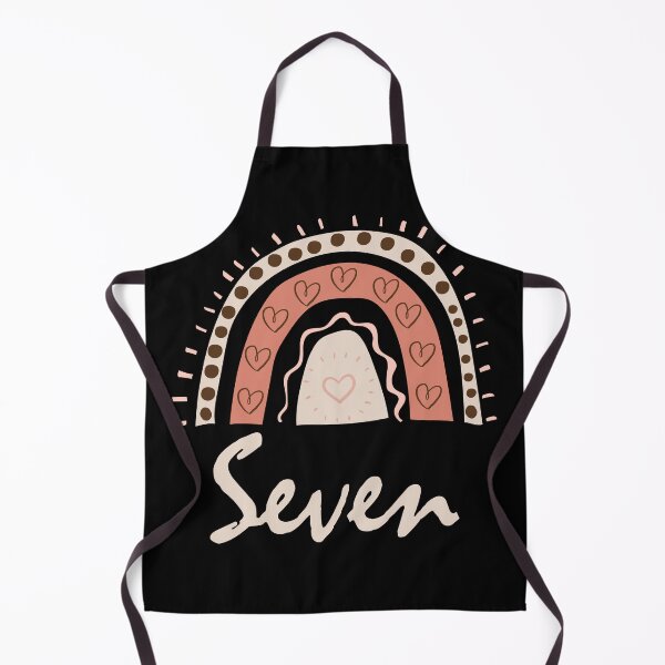 Item preview, Seven Year Old Seventh Birthday Cute Fun Doodle Boho Rainbow designed and sold by LadySaltwater.