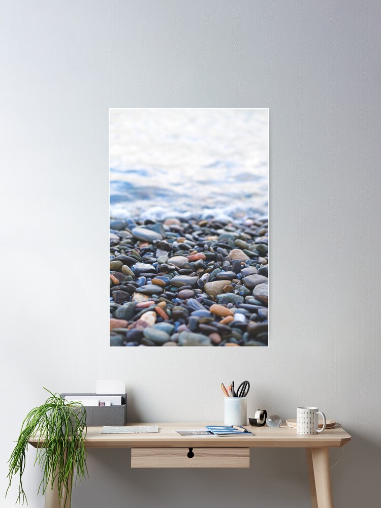 Thumbnail 1 of 3, Poster, Pebbles on the Beach designed and sold by IAmPaul.