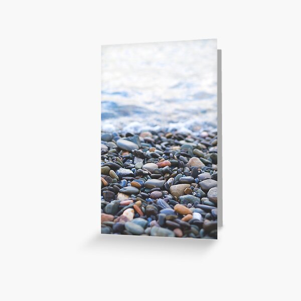 Pebbles on the Beach Greeting Card