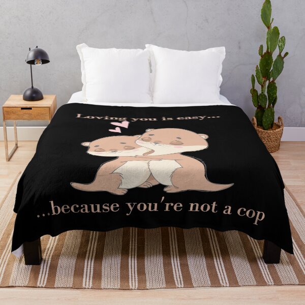 Item preview, loving you is easy because you're not a cop designed and sold by Handrixx.