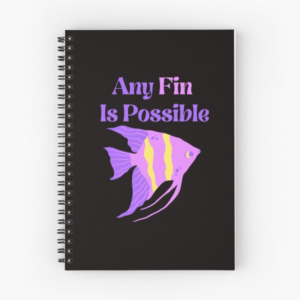 Item preview, Motivation Any Fin Is Possible Angel Fish Fin Positive designed and sold by MagicSD Designs.
