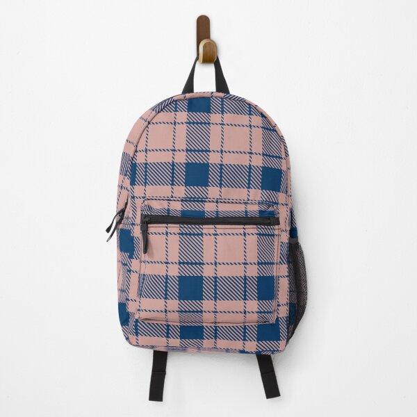 Item preview, Pink and Navy Blue Tartan Plaid designed and sold by thelustrous.