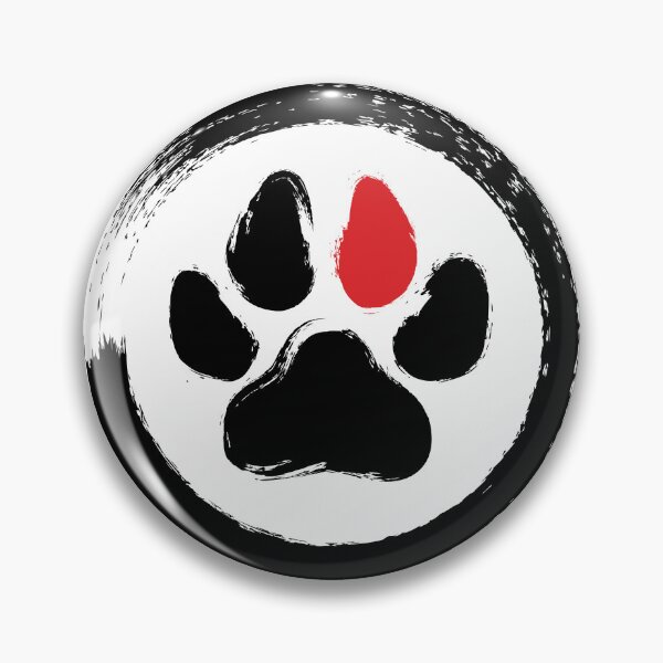 Item preview, "In Memory of" Dog Paw Print  designed and sold by JustStrokes.