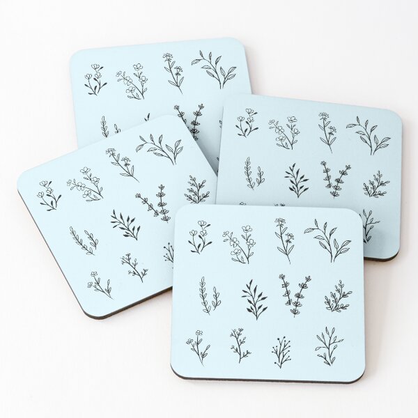 Item preview, 12 Cute flowers doodles for bullet journaling - lineart flowers  pack designed and sold by Yarafantasyart.