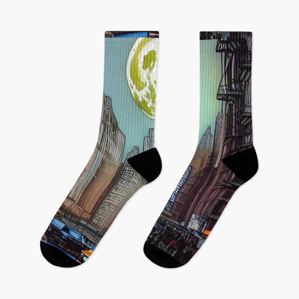 Item preview, Modern city, NewYork, colorful, artistic, urban, designed and sold by REALDesign-Shop.