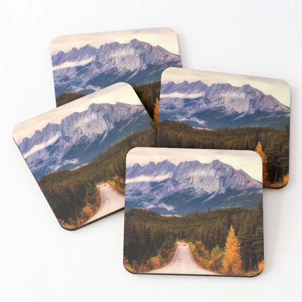 Item preview, Let’s drive here - Beautiful autumn forests and mountains in the background  designed and sold by Durgaa D.