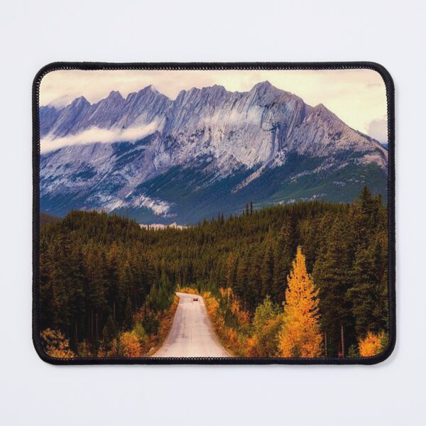 Item preview, Let’s drive here - Beautiful autumn forests and mountains in the background  designed and sold by Durgaa D.