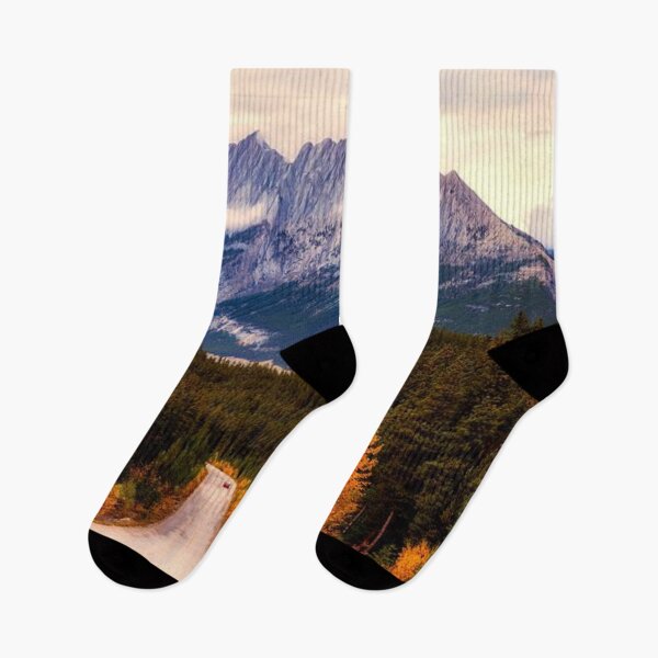 Item preview, Let’s drive here - Beautiful autumn forests and mountains in the background  designed and sold by Durgaa D.