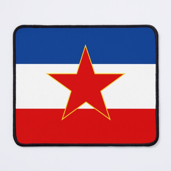 Item preview, Yugoslavia flag, born in yugoslavia designed and sold by Kinisis.
