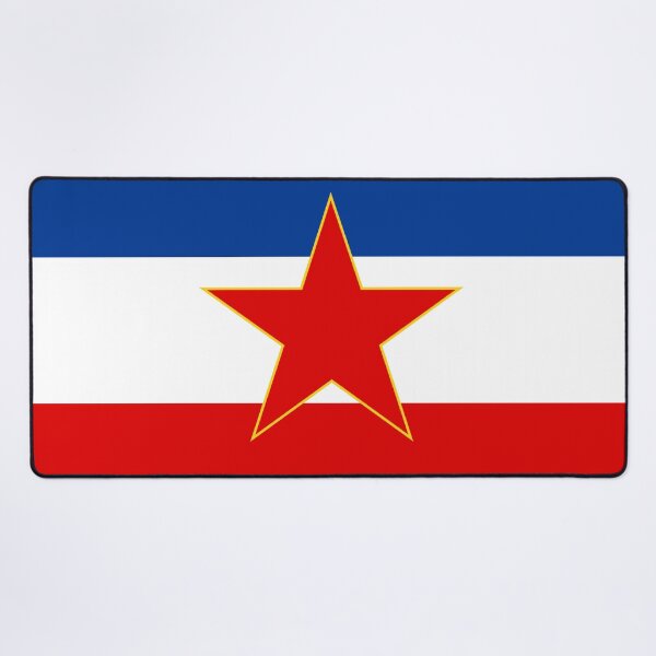 Item preview, Yugoslavia flag, born in yugoslavia designed and sold by Kinisis.
