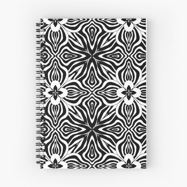 Item preview, Black And White Symmetric Illusion Pattern designed and sold by patternologyy.