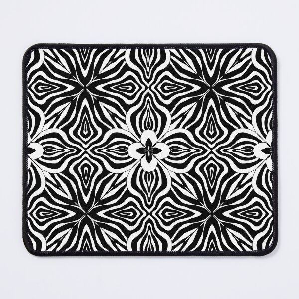 Item preview, Black And White Symmetric Illusion Pattern designed and sold by patternologyy.