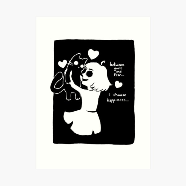 I Choose Happiness Art Print