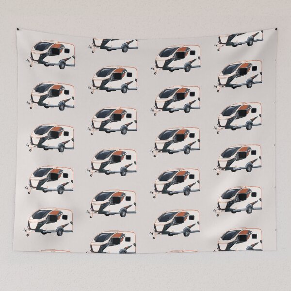 Item preview, BASE CAMP Caravan with Honeycomb pattern  designed and sold by LilMissRandom17.