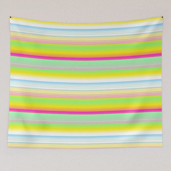 Item preview, Vibrant tropical color palette line pattern | Vibrant tropical color combination designed and sold by lausn.
