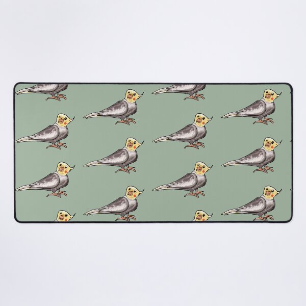 Item preview, Happy cockatiel gray colored designed and sold by Azaswi.