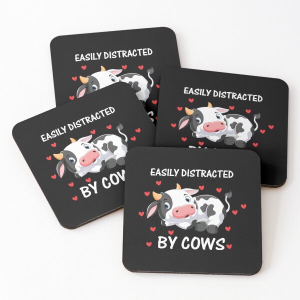 Item preview, Easily distracted by cows designed and sold by Kuki-shop.