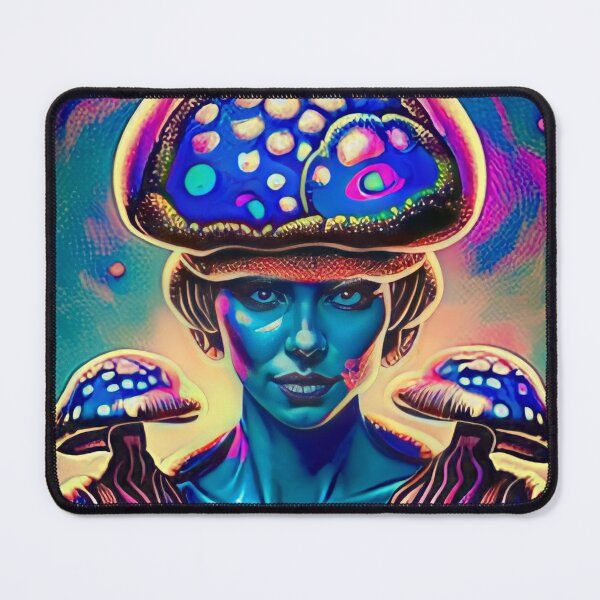 Item preview, Psychedelic Mushroom Queen designed and sold by BubbleCrumbs.