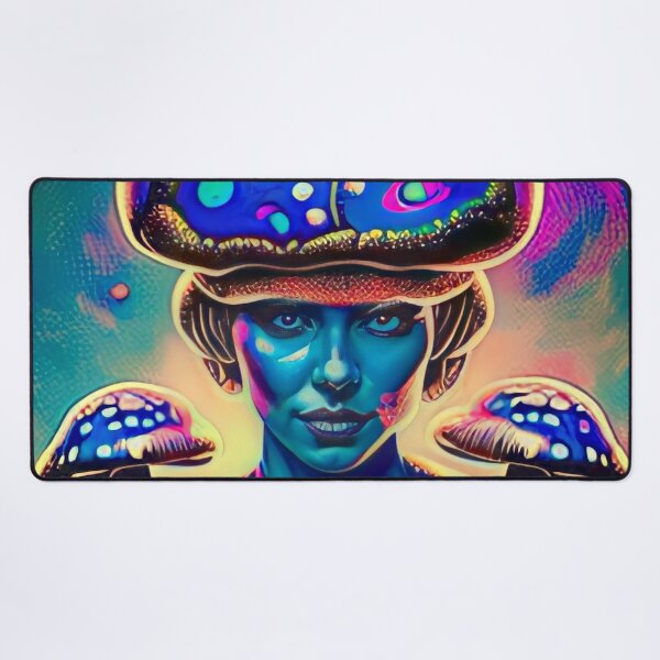 Item preview, Psychedelic Mushroom Queen designed and sold by BubbleCrumbs.