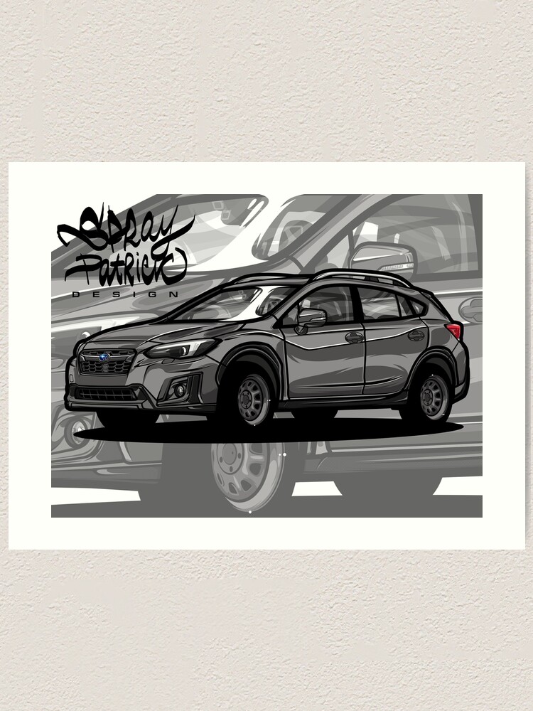 "Subaru Crosstrek 2018" Art Print by SprayPatrick Redbubble